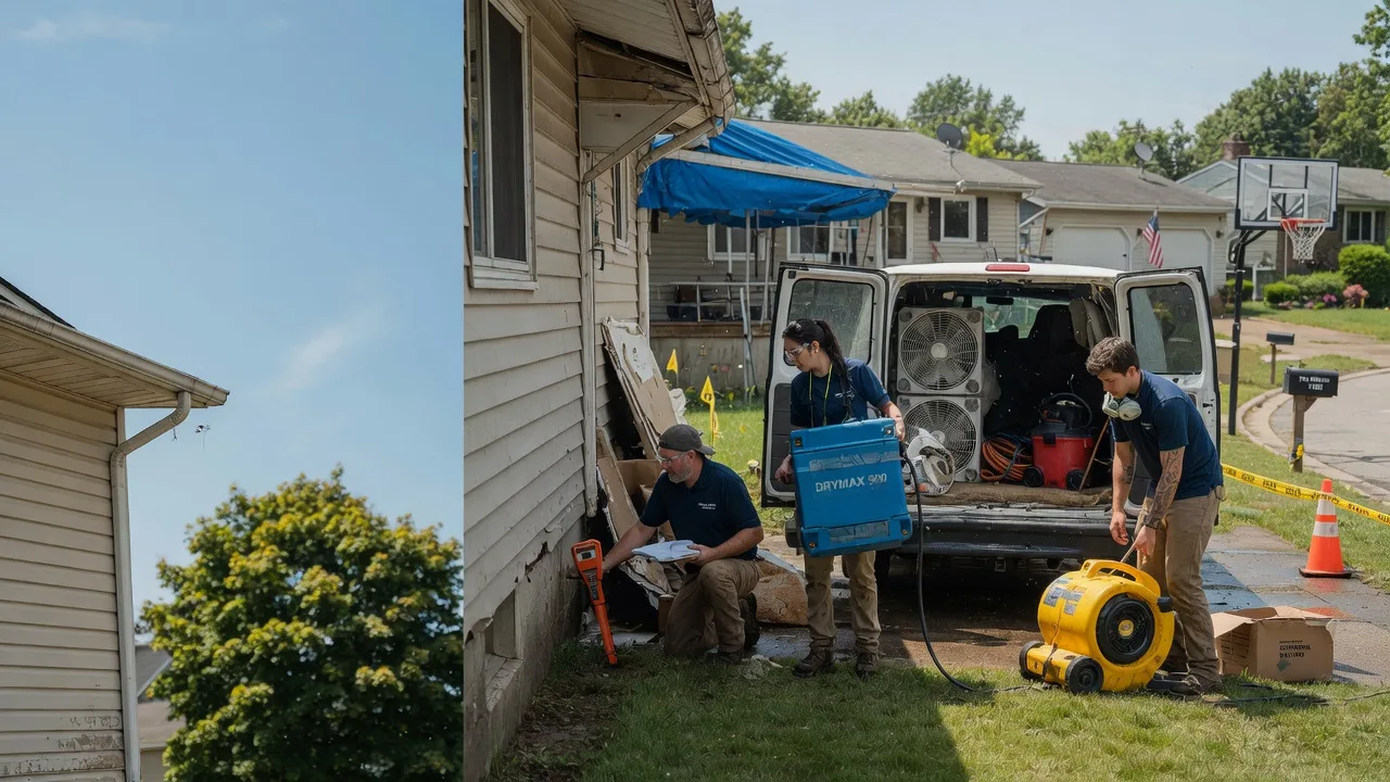 Ceiling Leak Cleanup in Warren, PA near me